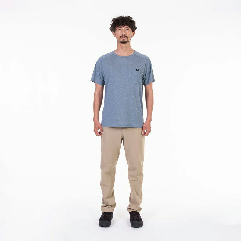ヘザーメッシュクルー ショートスリーブ