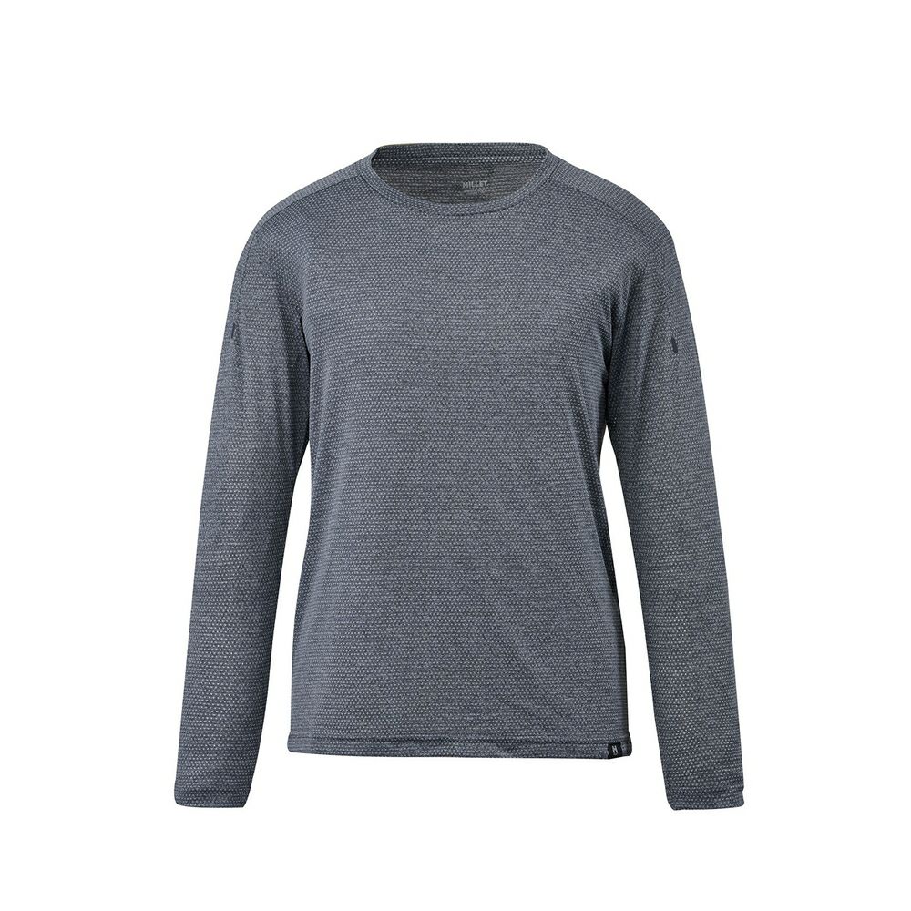 ミレー 【ウィメンズ】ヘザーメッシュクルーロングスリーブ 登山 レディース CHARCOAL HEATHER XS