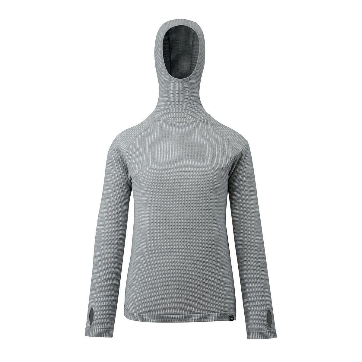 ミレー 【ウィメンズ】ワッフル ウール フーディ 登山 レディース HEATHER GREY XS-S