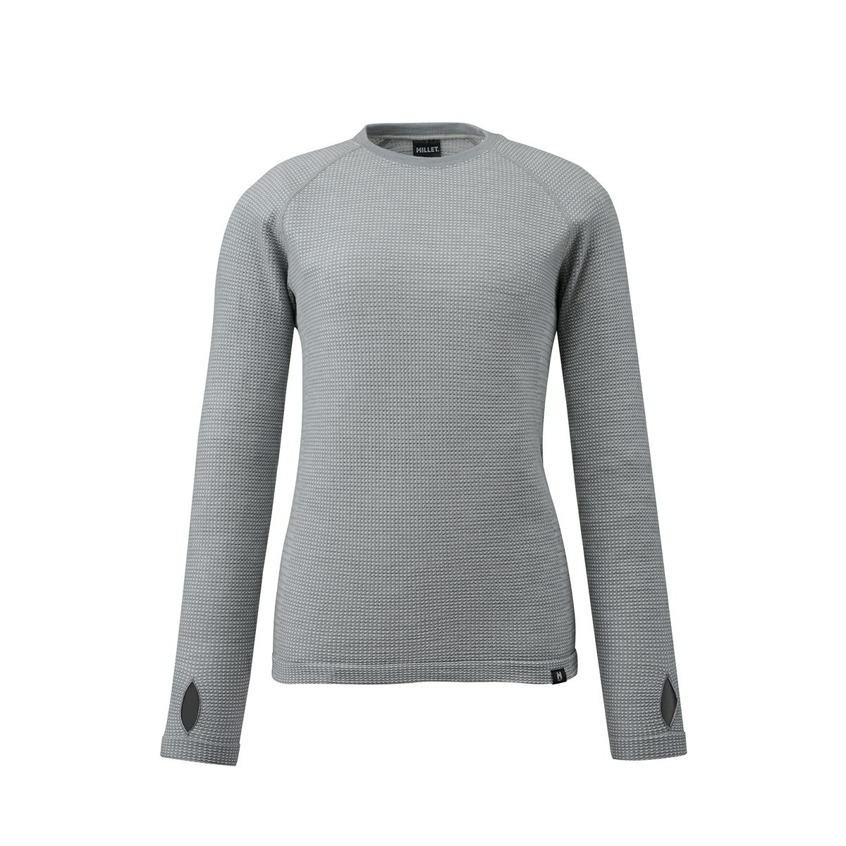 ミレー 【ウィメンズ】ワッフル ウール クルー 登山 レディース HEATHER GREY XS-S