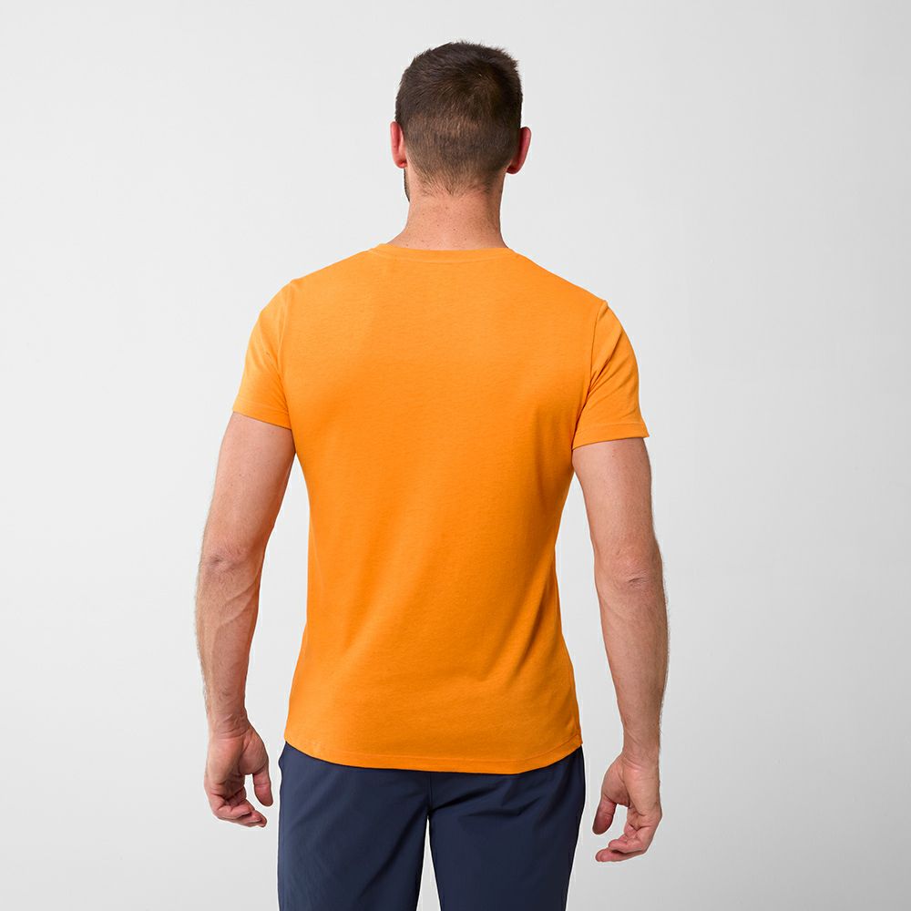 MILLET ミレー 半袖シャツ リミテッドカラーTシャツ メンズL新品オレンジ
