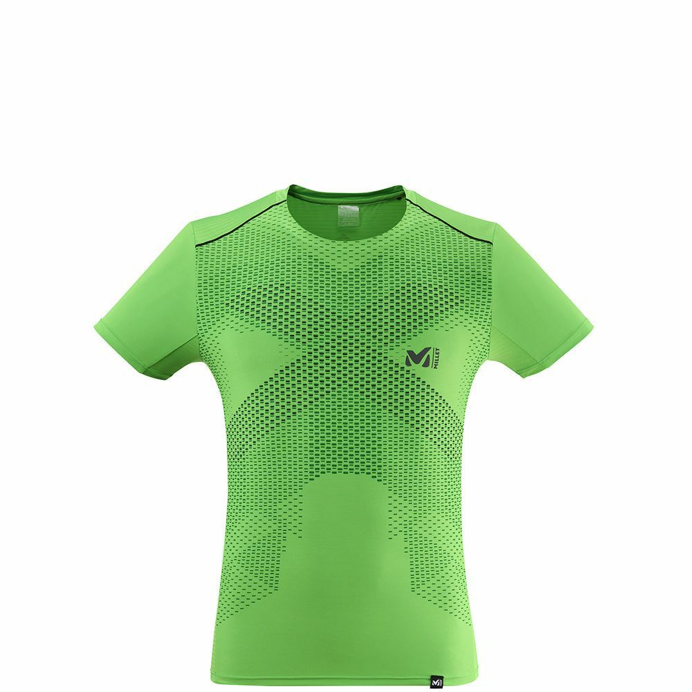 MILLET ミレー 半袖シャツ リミテッドカラーTシャツ メンズL新品グリーン