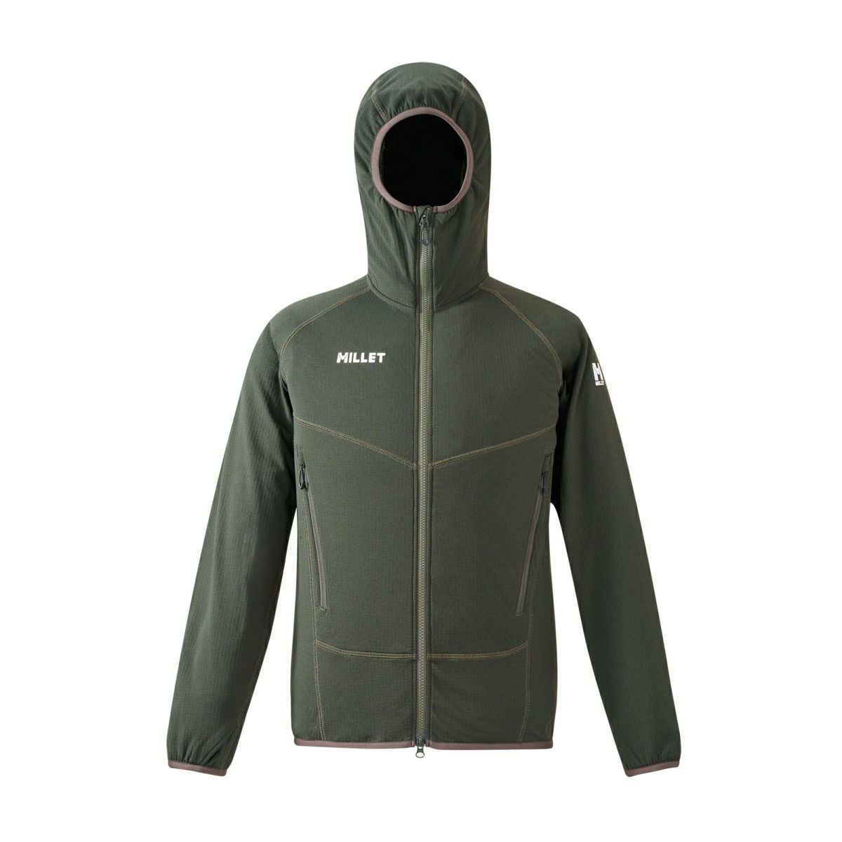 ミレー ドライ グリッド フーディ 登山 メンズ DEEP JUNGLE L ミレー ドライ グリッド フーディ 登山 メンズ DEEP JUNGLE L