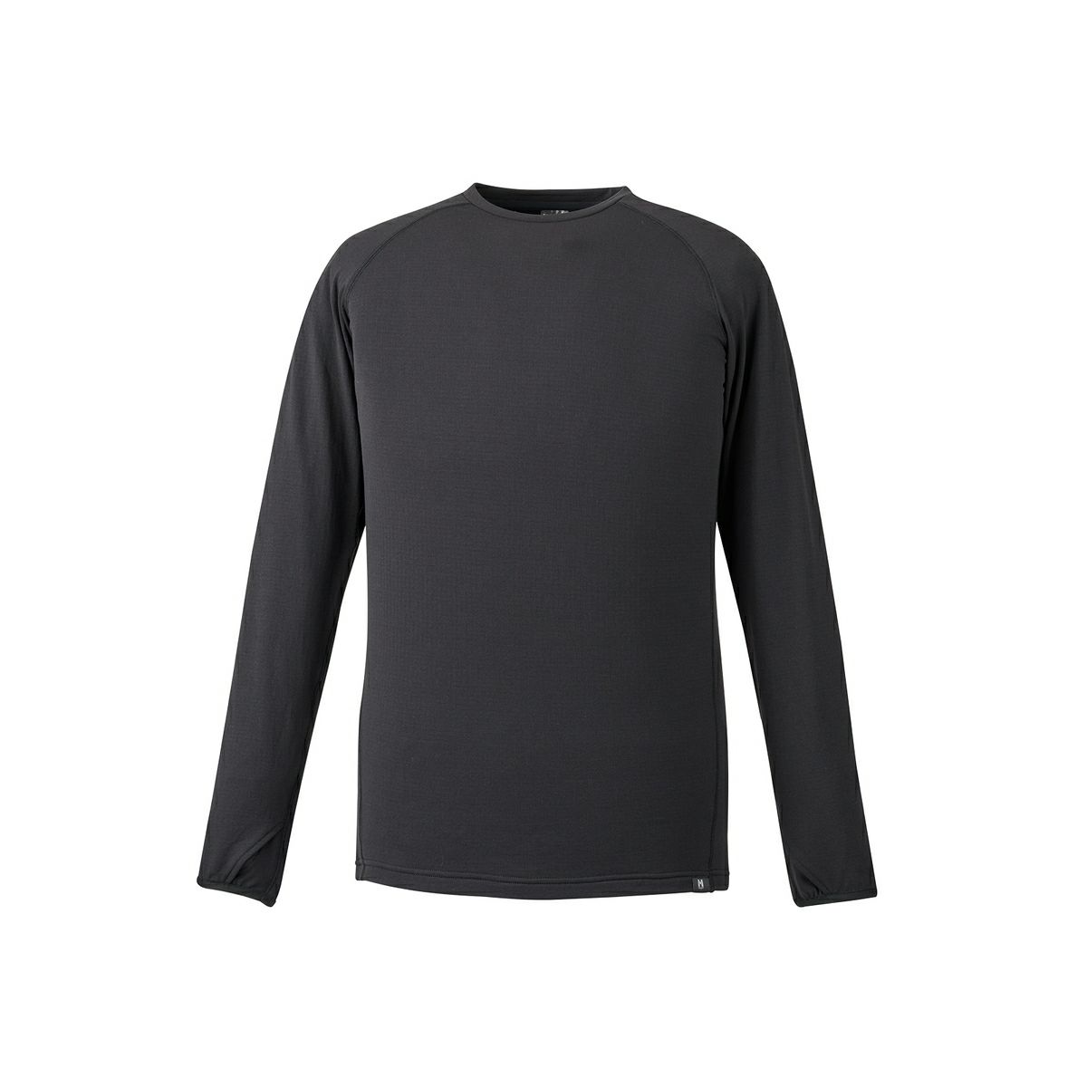 ミレー ドライ グリッド クルー 登山 メンズ BLACK - NOIR XL