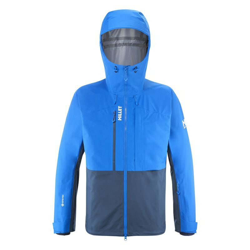 ミレー コズミック ゴアテックス 3L ジャケット 登山 メンズ アウター ジャケット DARK DENIM/ICON BLUE M ミレー コズミック ゴアテックス 3L ジャケット 登山 メンズ アウター ジャケット DARK DENIM/ICON BLUE M