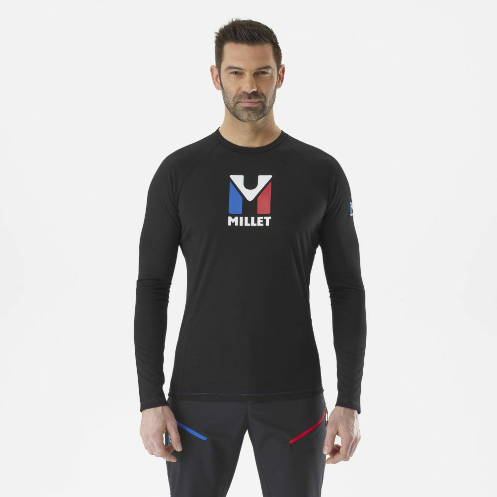 トリロジー ウール Tシャツ ロングスリーブ | ミレー（MILLET