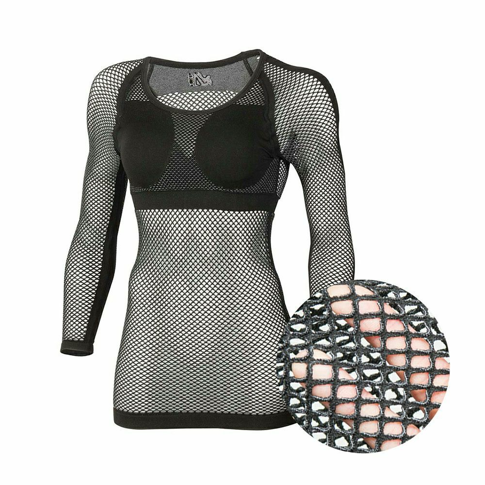 ミレー 【ウィメンズ】ドライナミック メッシュ 3/4 スリーブ 登山 レディース アンダーウェア BLACK - NOIR SCD ミレー 【ウィメンズ】ドライナミック メッシュ 3/4 スリーブ 登山 レディース アンダーウェア BLACK - NOIR SCD