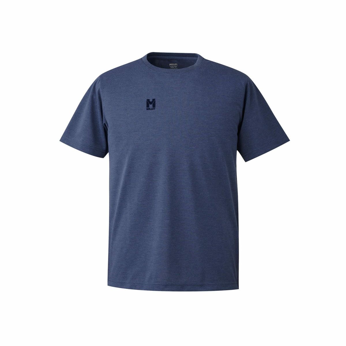 ミレー インセクト バリヤー M ロゴ Tシャツ ショート スリーブ 登山 メンズ HEATHER NAVY S