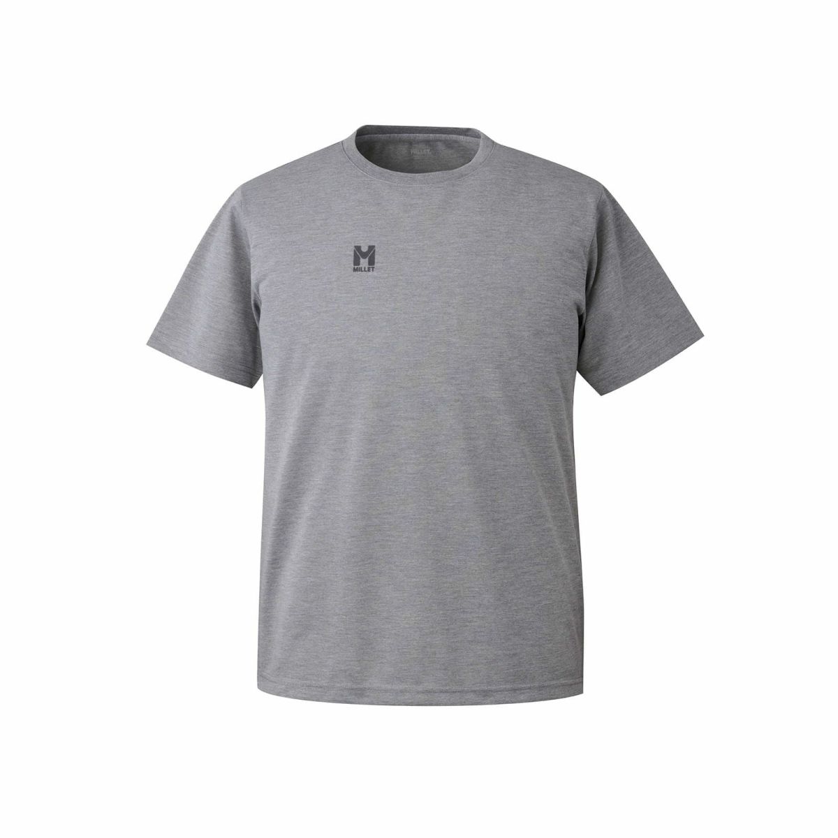 ミレー インセクト バリヤー M ロゴ Tシャツ ショート スリーブ 登山 メンズ CHARCOAL HEATHER S