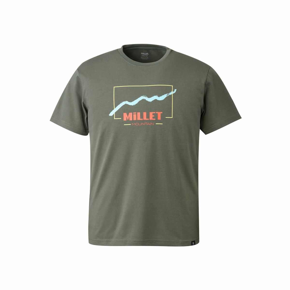 ミレー リッジライン Tシャツ ショートスリーブ 登山 メンズ OLIVE XS