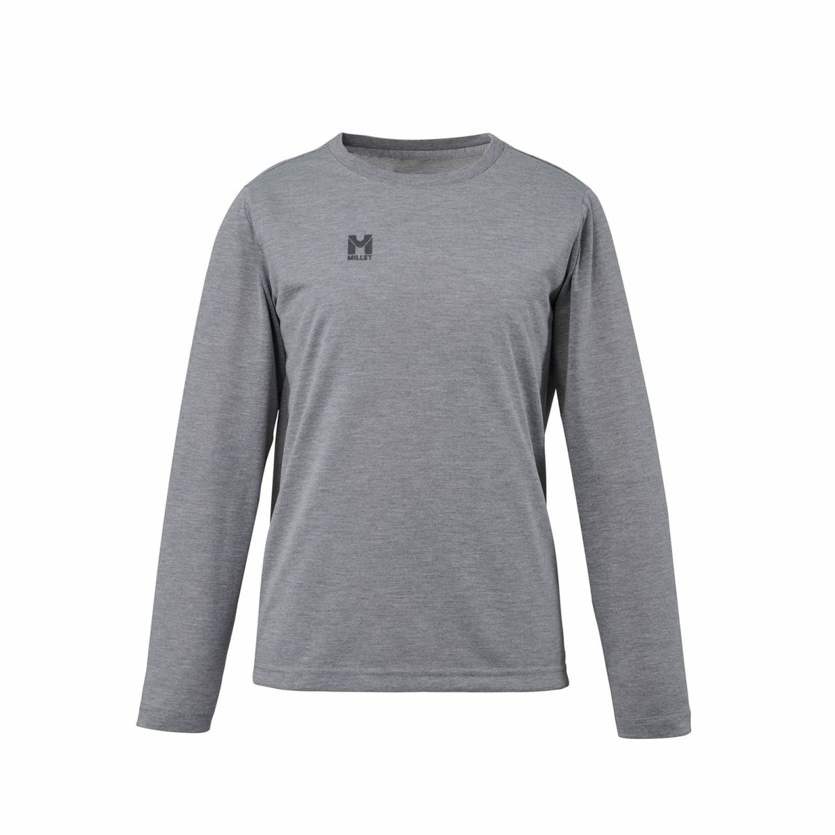 ミレー 【ウィメンズ】インセクト バリヤー M ロゴ Tシャツ ロング スリーブ 登山 レディース CHARCOAL HEATHER L