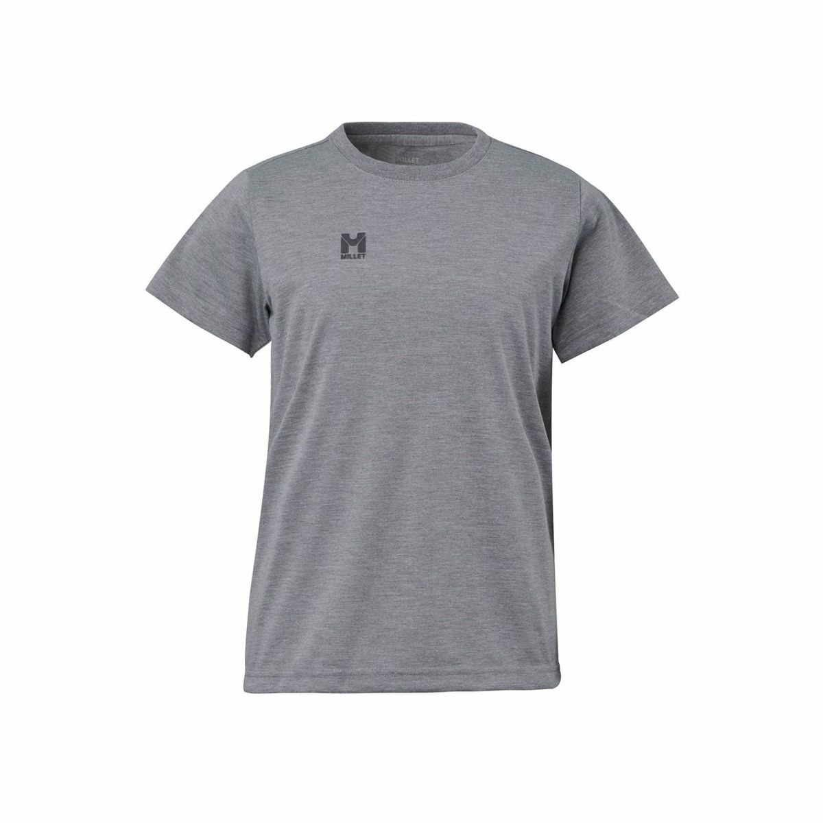 ミレー 【ウィメンズ】インセクト バリヤー M ロゴ Tシャツ ショート スリーブ 登山 レディース CHARCOAL HEATHER L