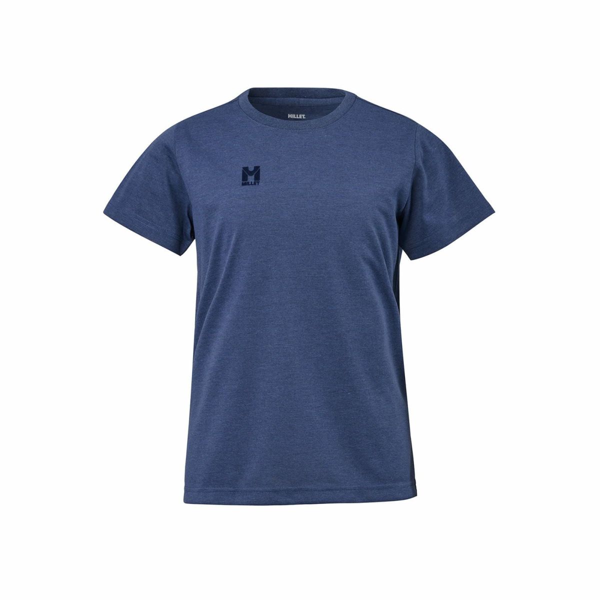 ミレー 【ウィメンズ】インセクト バリヤー M ロゴ Tシャツ ショート スリーブ 登山 レディース HEATHER NAVY XS