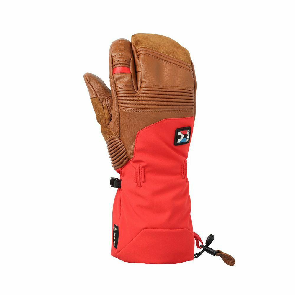 ミレー トリロジー アイコン 3 フィンガー ゴアテックス グローブ 登山 RED - ROUGE XS ミレー トリロジー アイコン 3 フィンガー ゴアテックス グローブ 登山 RED - ROUGE XS