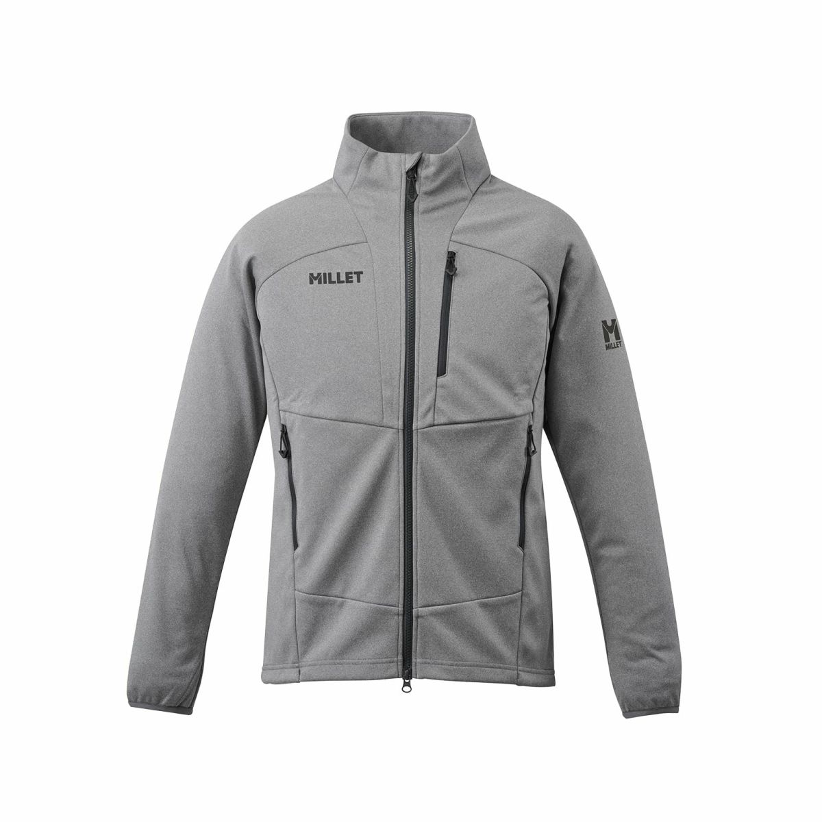 ミレー ウィンド シールド ストレッチ ジャケット 登山 メンズ アウター ジャケット HEATHER GREY S