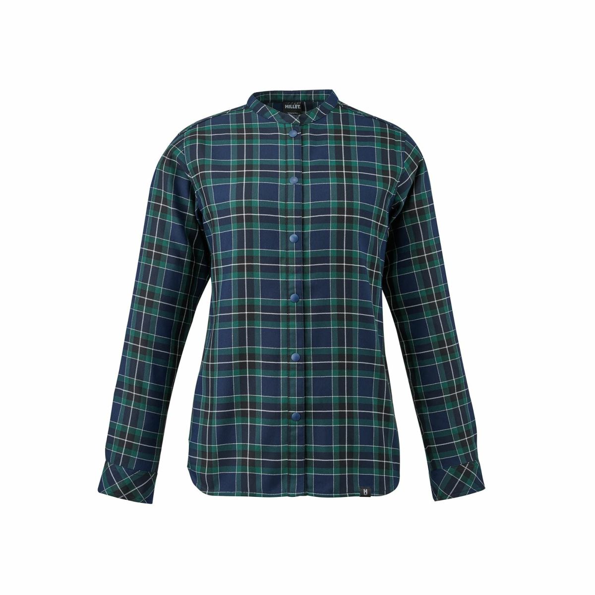 ミレー 【ウィメンズ】サーモ チェック スタンド シャツ ロングスリーブ 登山 レディース JASPER GREEN S