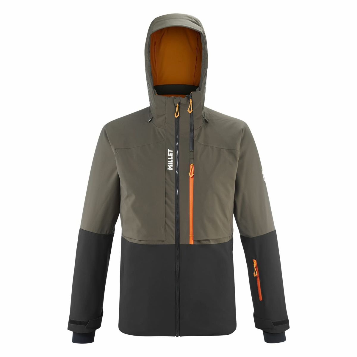 ミレー スノーバシン ジャケット 登山 メンズ アウター レインウェア 防水 DEEP JUNGLE XS