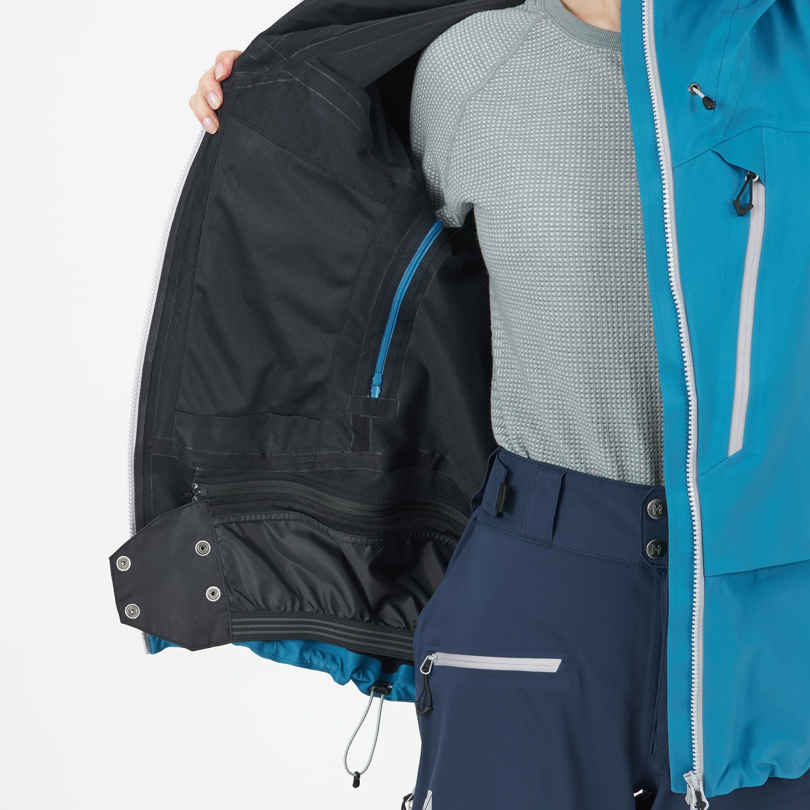 【美品】MILLET ミレー Teno Parka　ネイビー　レディースМ ウィメンズ】ティフォン ウォーム ネクスト スティープ