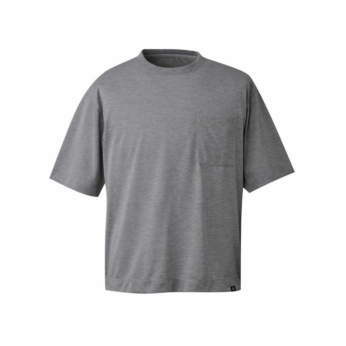 ミレー 【ユニセックス】インセクト バリヤー ビッグ Tシャツ ショート スリーブ 登山 CHARCOAL HEATHER S