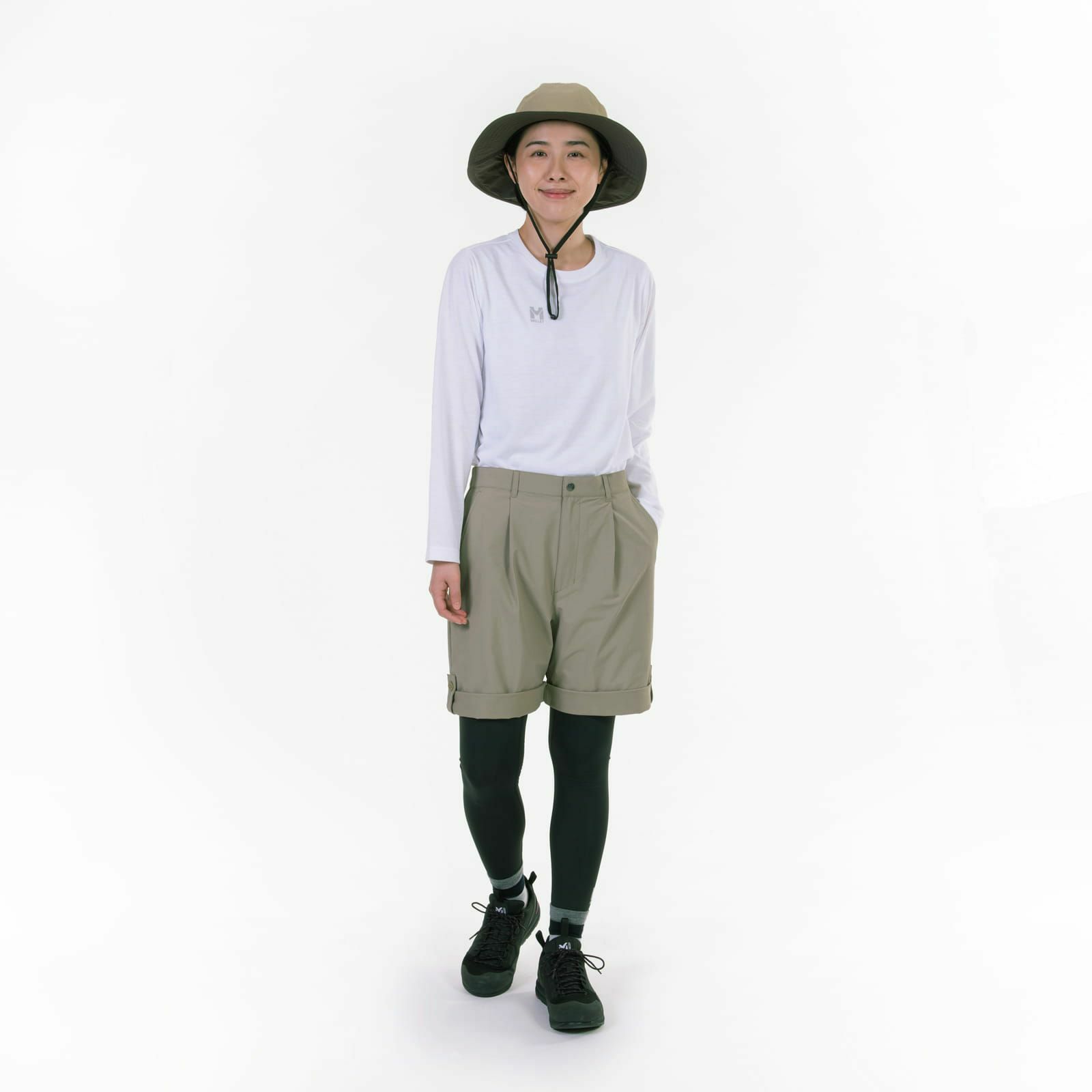ウィメンズ】マウンテン ストレッチ ロールアップ ショーツ | Millet