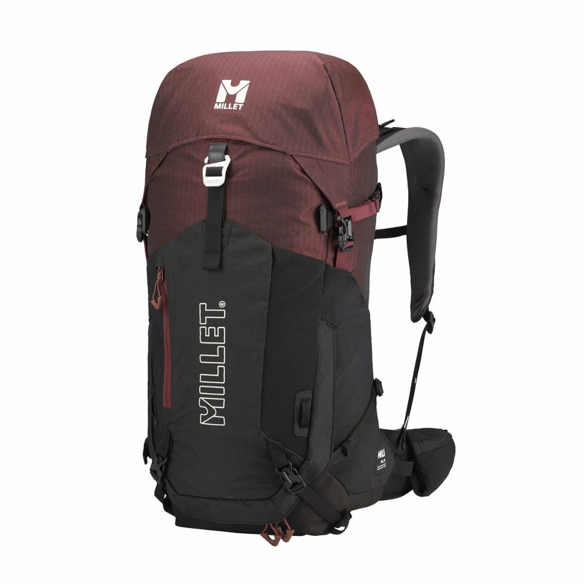ミレー ウビック 30 登山 リュック E-BLACK/DARK RED U ミレー ウビック 30 登山 リュック E-BLACK/DARK RED U