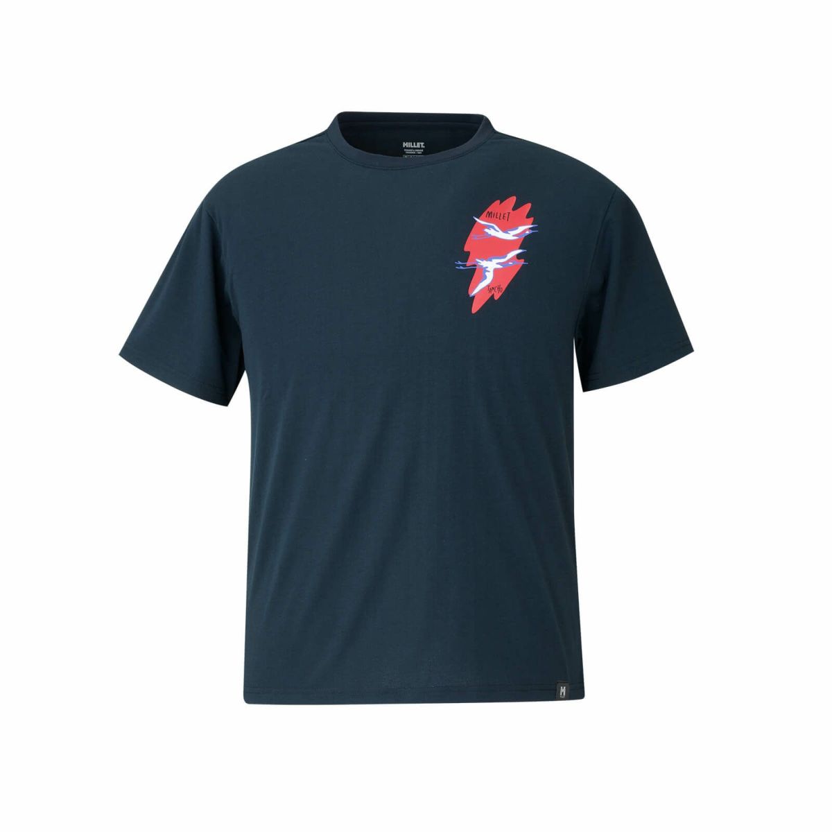ミレー グルード ショートスリーブ Tシャツ 登山 メンズ BLACK - NOIR L ミレー グルード ショートスリーブ Tシャツ 登山 メンズ BLACK - NOIR L