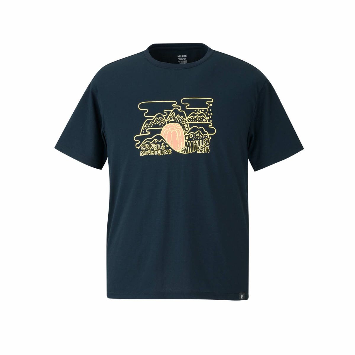 ミレー カヌルー ショートスリーブ Tシャツ 登山 メンズ BLACK - NOIR M ミレー カヌルー ショートスリーブ Tシャツ 登山 メンズ BLACK - NOIR M