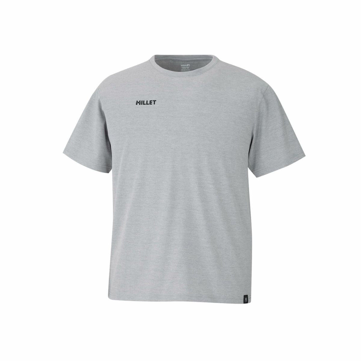 ミレー 【ユニセックス】ロゴ ショートスリーブ Tシャツ 登山 メンズ HEATHER GREY L ミレー 【ユニセックス】ロゴ ショートスリーブ Tシャツ 登山 メンズ HEATHER GREY L