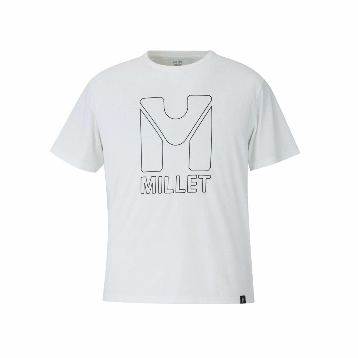 ミレー 【ユニセックス】ビッグ モノロゴ ショートスリーブ Tシャツ 登山 メンズ FROST M ミレー 【ユニセックス】ビッグ モノロゴ ショートスリーブ Tシャツ 登山 メンズ FROST M