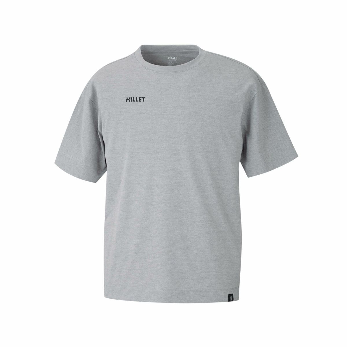 ミレー 【ユニセックス】ロゴ ビッグ ショートスリーブ Tシャツ 登山 メンズ HEATHER GREY XS ミレー 【ユニセックス】ロゴ ビッグ ショートスリーブ Tシャツ 登山 メンズ HEATHER GREY XS