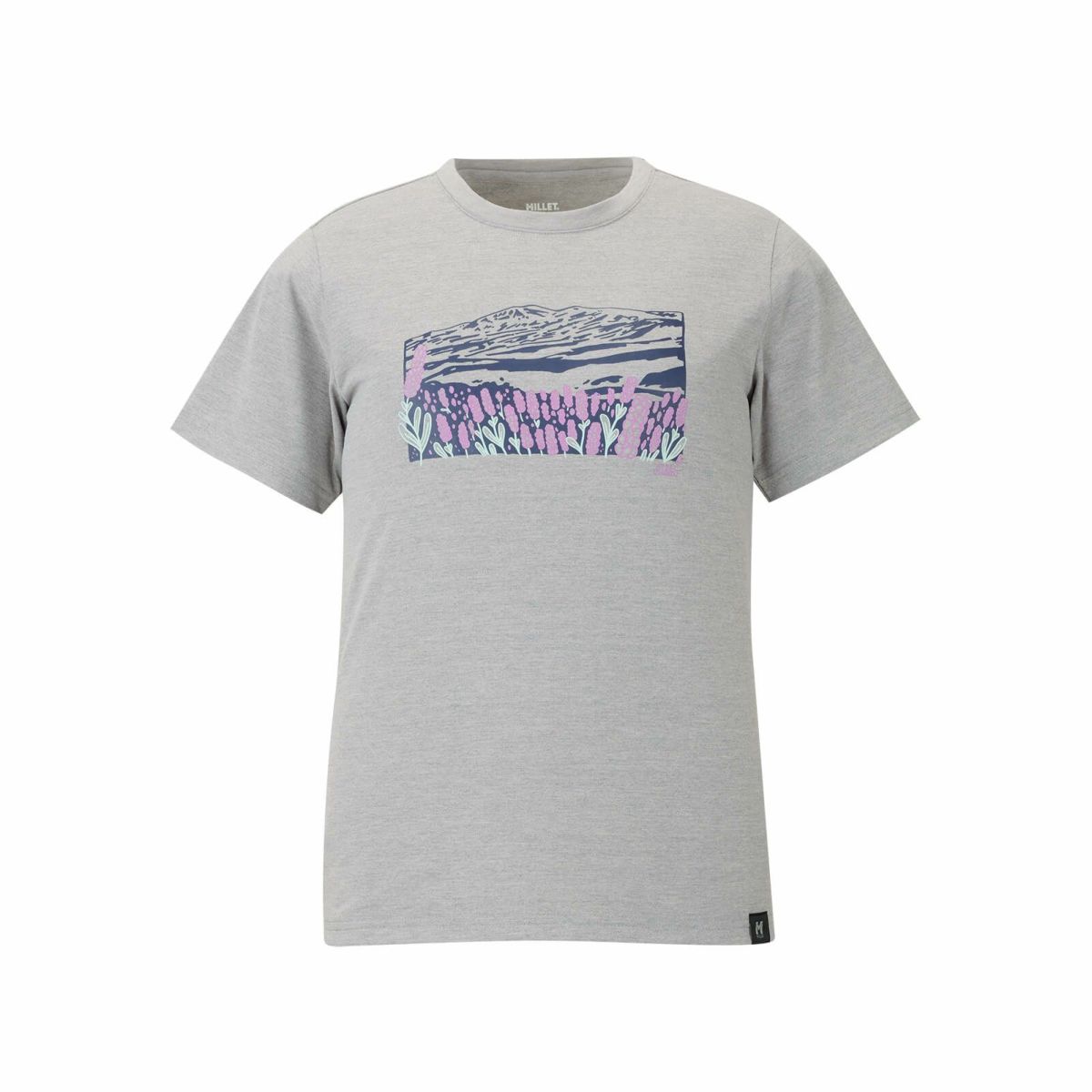 ミレー ミンタラ ショートスリーブ Tシャツ 登山 メンズ HEATHER GREY XS ミレー ミンタラ ショートスリーブ Tシャツ 登山 メンズ HEATHER GREY XS