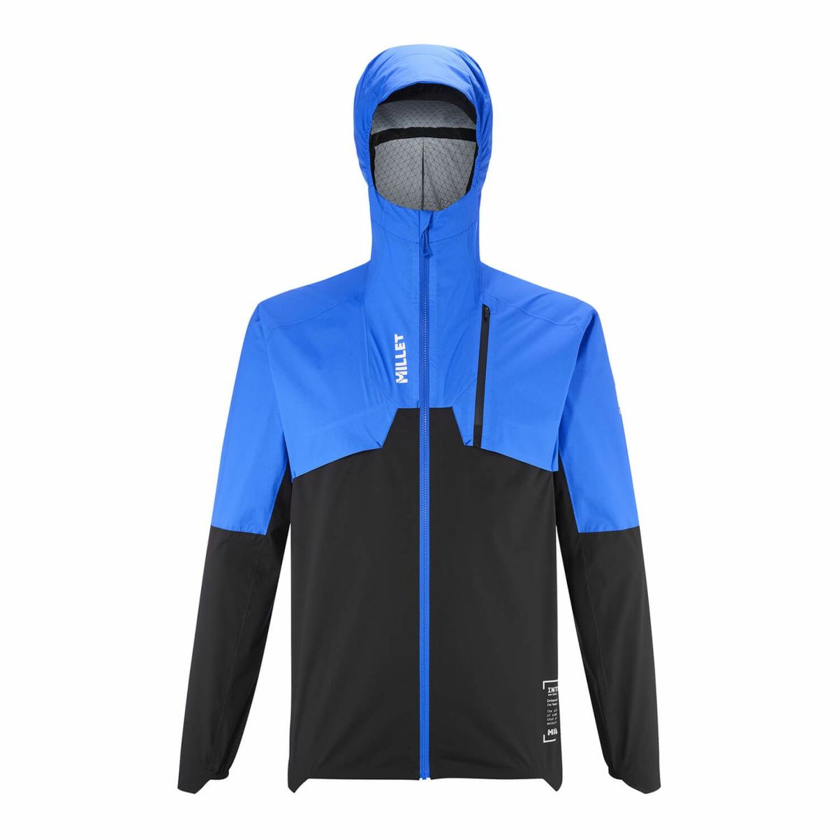 ミレー インテンス プロ 2.5L ジャケット 登山 メンズ アウター ジャケット BLACK/ICON BLUE XS ミレー インテンス プロ 2.5L ジャケット 登山 メンズ アウター ジャケット BLACK/ICON BLUE XS