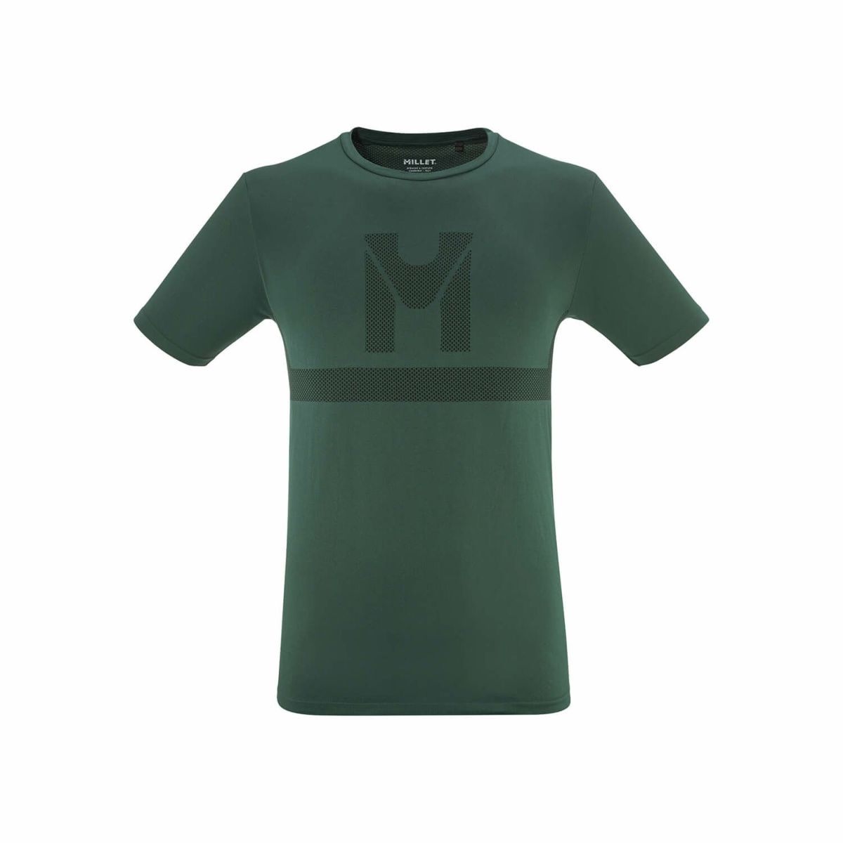 ミレー ワナカ シームレス ショートスリーブ Tシャツ 登山 メンズ BOTTLE/BLACK M-L ミレー ワナカ シームレス ショートスリーブ Tシャツ 登山 メンズ BOTTLE/BLACK M-L