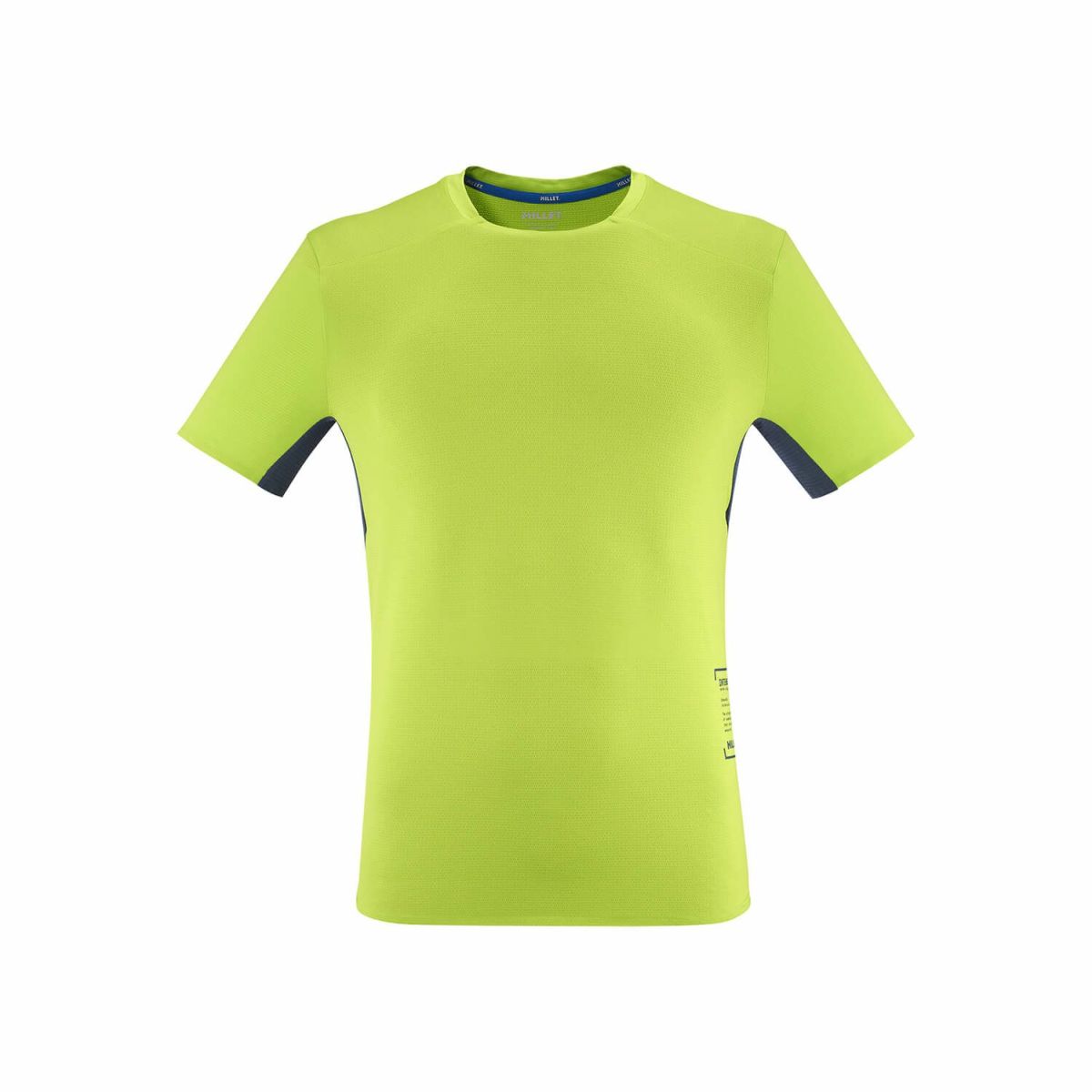 ミレー インテンス プロ ライト ショートスリーブ Tシャツ 登山 メンズ ACID GREEN/DARK DENIM S