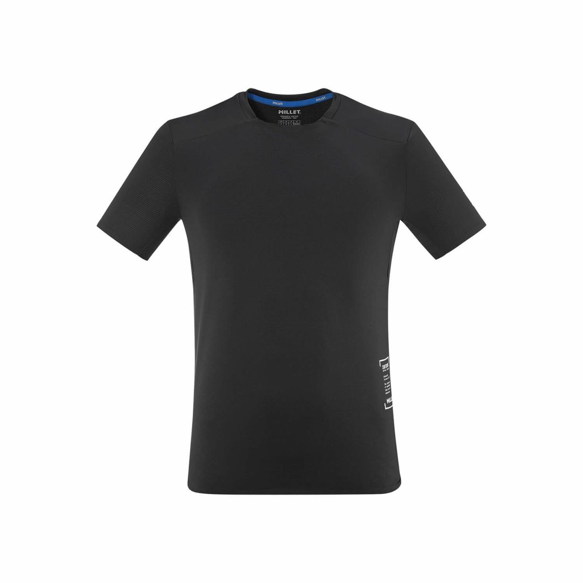ミレー インテンス プロ ライト ショートスリーブ Tシャツ 登山 メンズ BLACK - NOIR XS