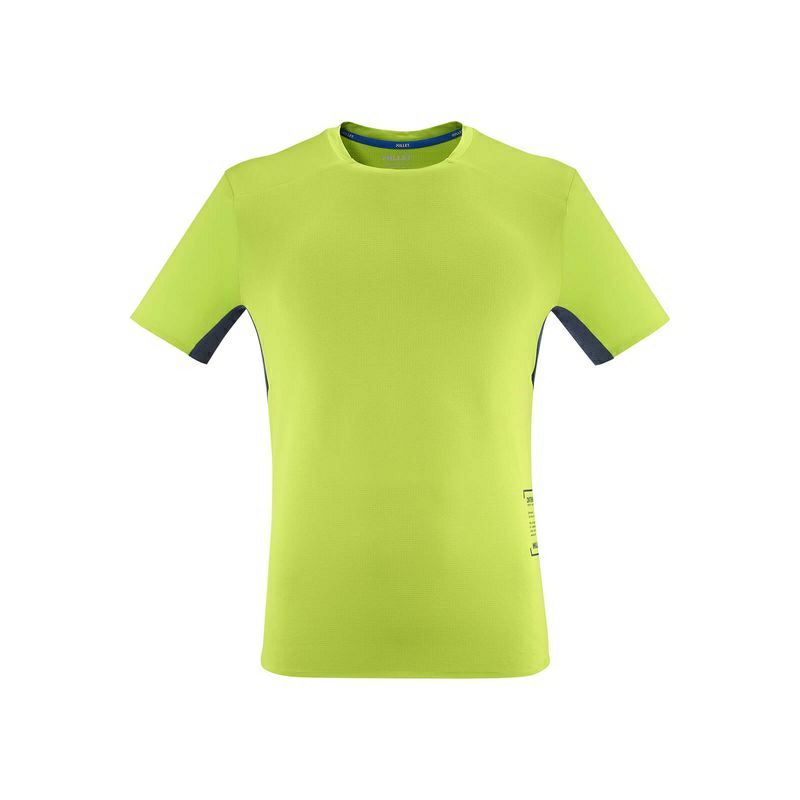 ミレー インテンス プロ ライト ショートスリーブ Tシャツ 登山 メンズ ACID GREEN/DARK DENIM M ミレー インテンス プロ ライト ショートスリーブ Tシャツ 登山 メンズ ACID GREEN/DARK DENIM M