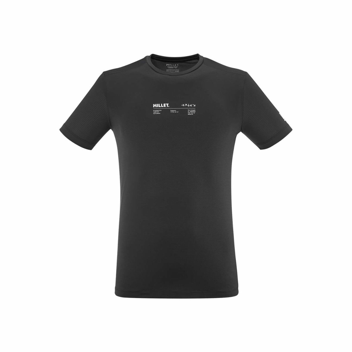 ミレー インテンス エッセンシャル ショートスリーブ Tシャツ 登山 メンズ BLACK - NOIR L ミレー インテンス エッセンシャル ショートスリーブ Tシャツ 登山 メンズ BLACK - NOIR L