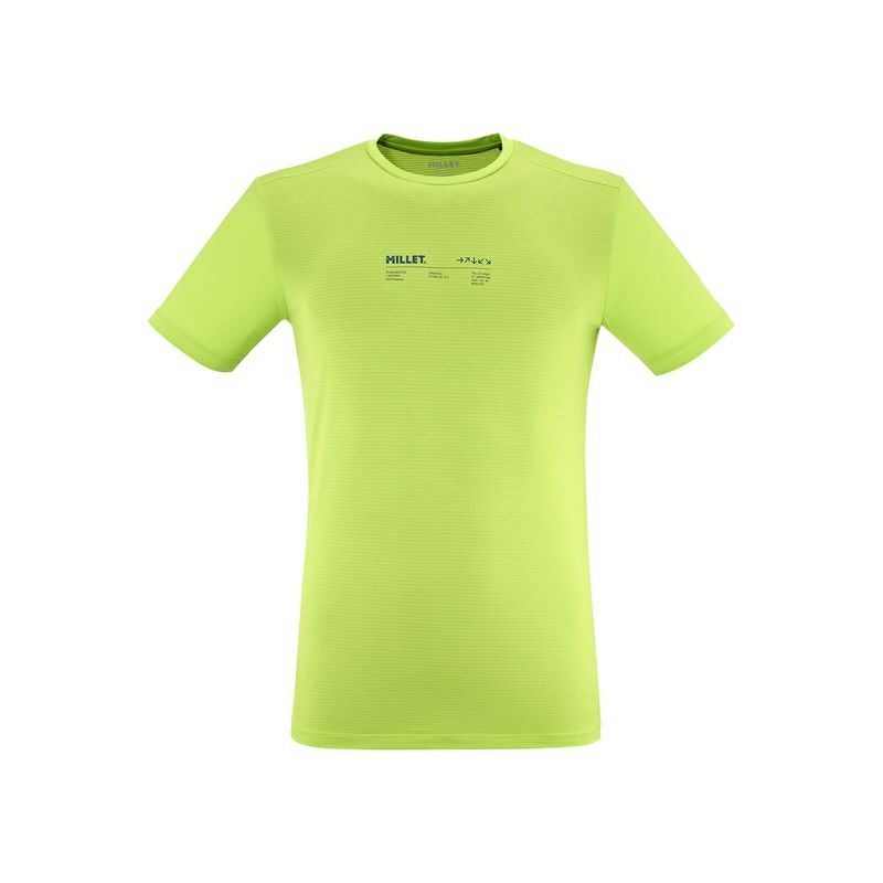 ミレー インテンス エッセンシャル ショートスリーブ Tシャツ 登山 メンズ ACID GREEN S ミレー インテンス エッセンシャル ショートスリーブ Tシャツ 登山 メンズ ACID GREEN S