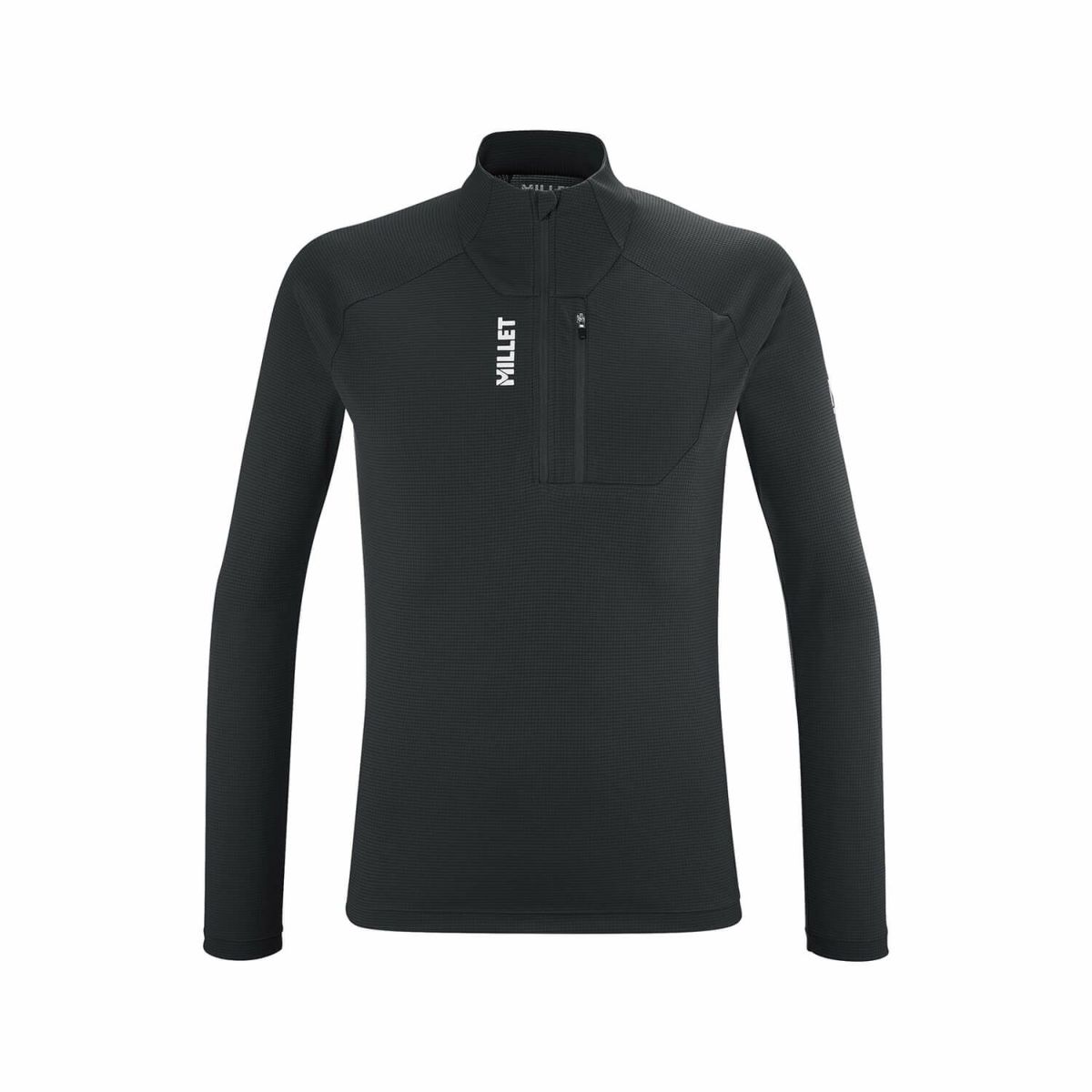 ミレー カメット ジップTシャツ ロングスリーブ 登山 メンズ BLACK - NOIR XS ミレー カメット ジップTシャツ ロングスリーブ 登山 メンズ BLACK - NOIR XS