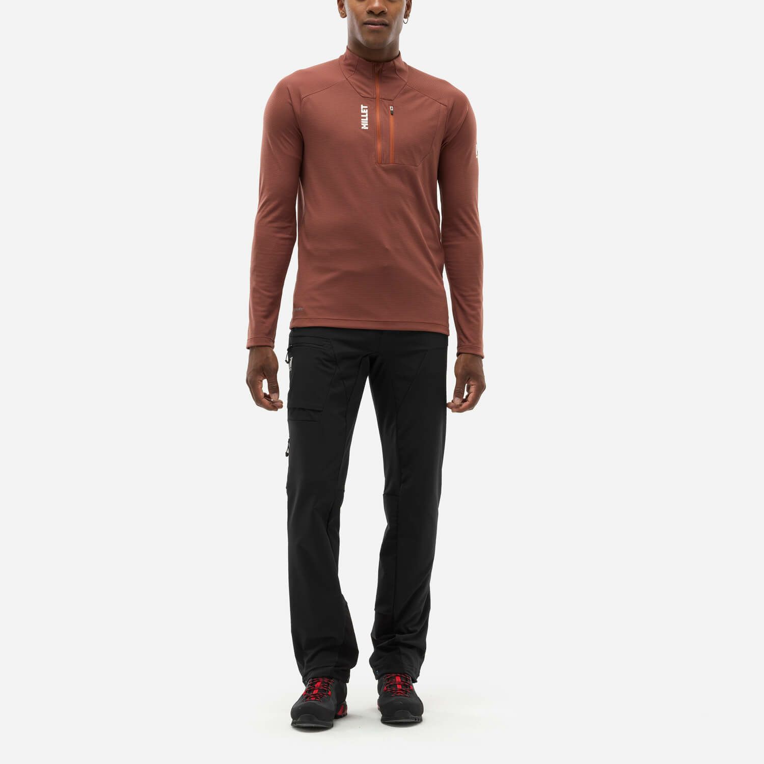 カメット ジップTシャツ ロングスリーブ | ミレー（MILLET）公式