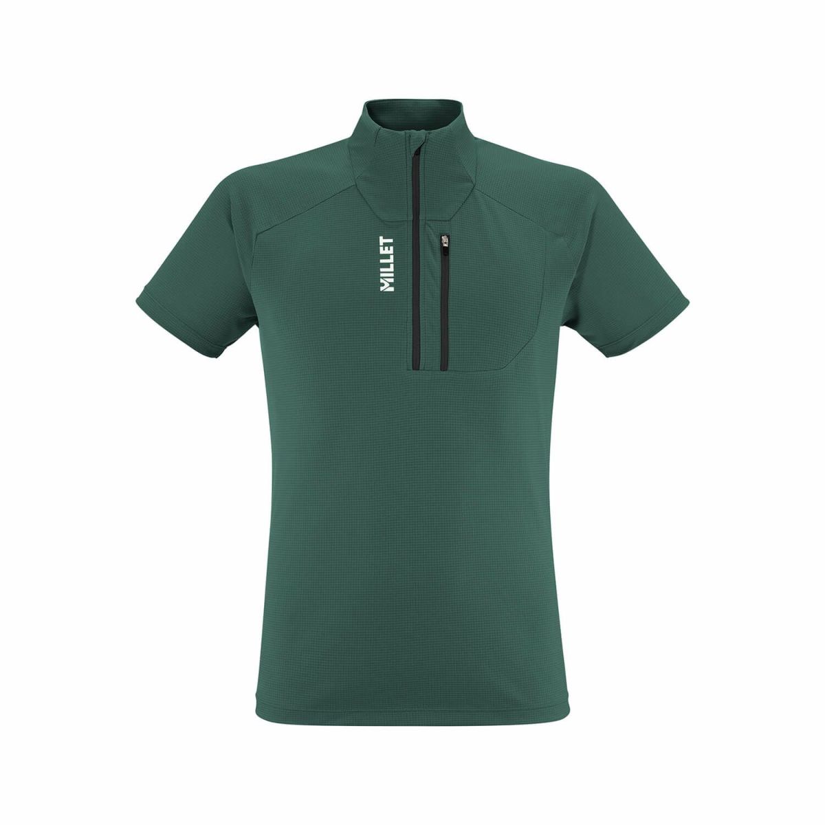 ミレー カメット ジップTシャツ ショートスリーブ 登山 メンズ BOTTLE M ミレー カメット ジップTシャツ ショートスリーブ 登山 メンズ BOTTLE M