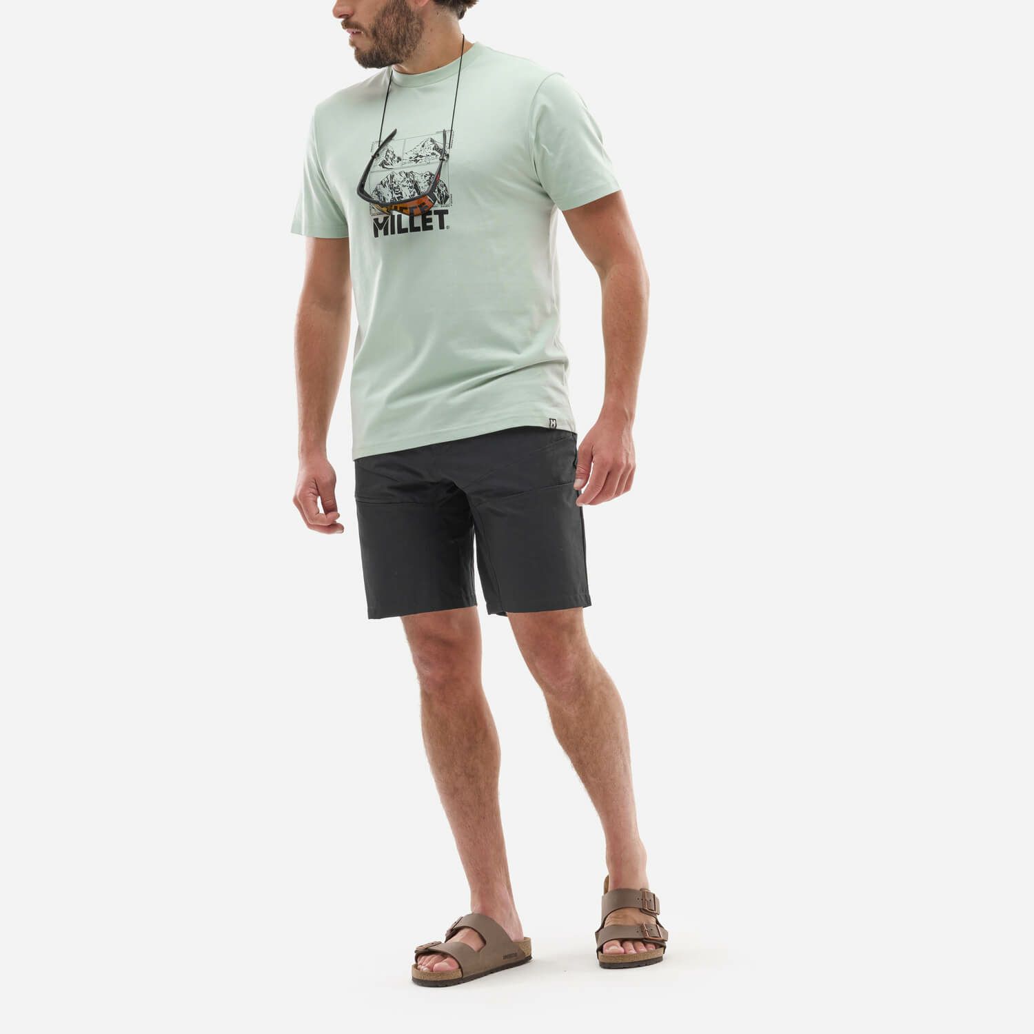 シャモニー ロゴ ショートスリーブ Tシャツ | ミレー（MILLET