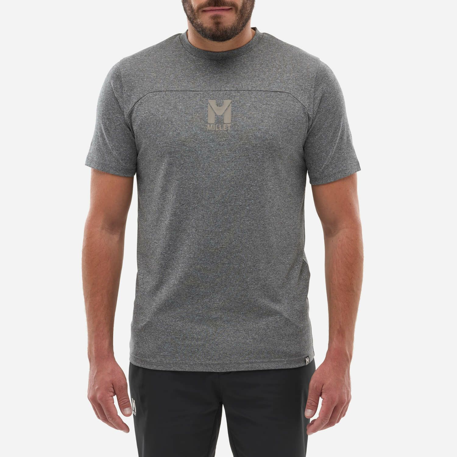 Immunity Butterfly Tee (霜降りグレー)M セネカ ヘザー ショートスリーブ Tシャツ | ミレー(MILLET