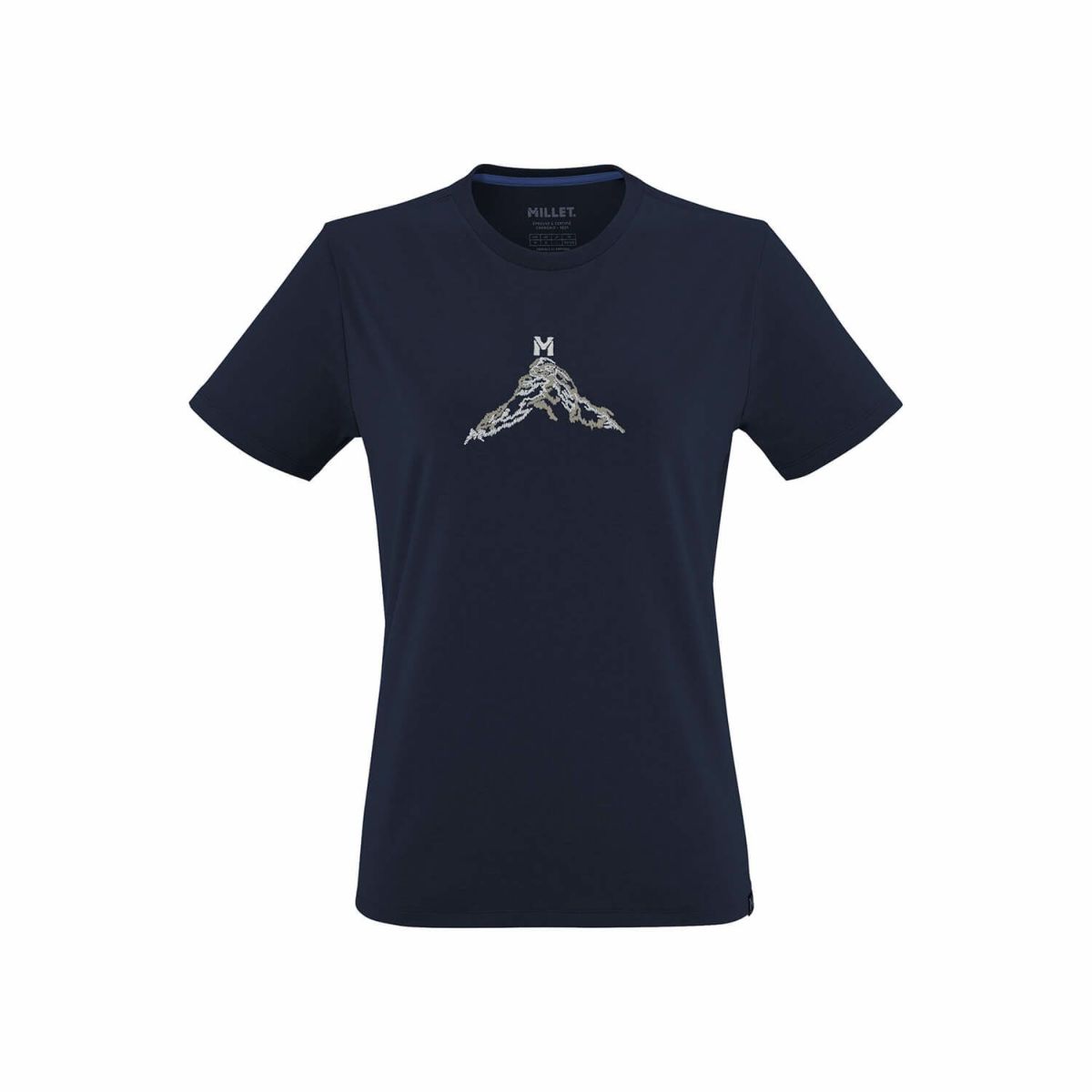 ミレー シマイ クライム ショートスリーブ Tシャツ 登山 メンズ SAPHIR S