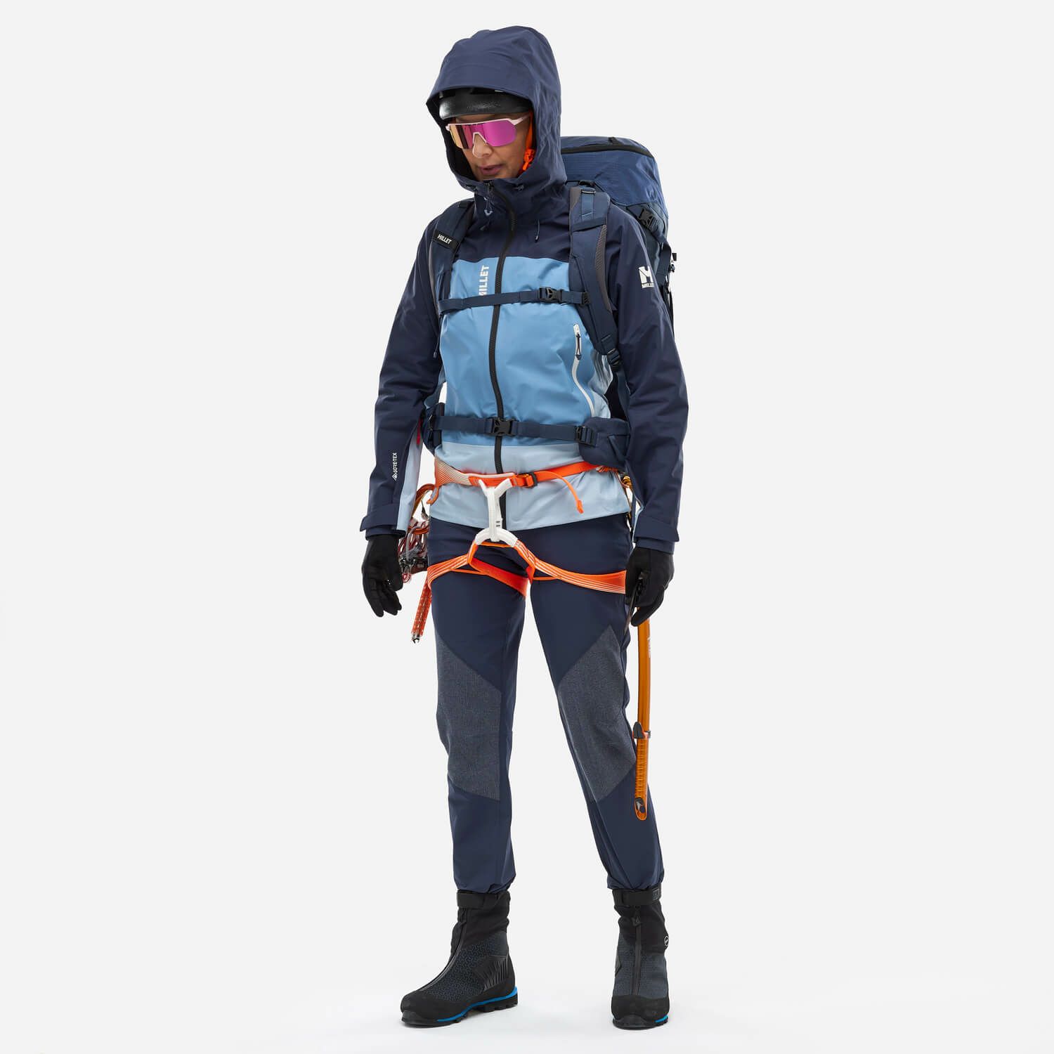 【ミレー MILLET】ゴアテックスジャケット ハードシェル 登山 メンズXL MILLET - MILLET ミレー 防水ハードシェルジャケット ゴアテック