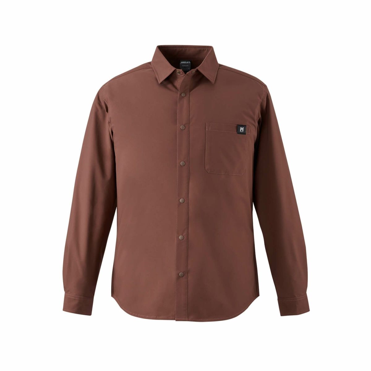 ミレー グーテ ロングスリーブシャツ 登山 メンズ CINNAMON S ミレー グーテ ロングスリーブシャツ 登山 メンズ CINNAMON S
